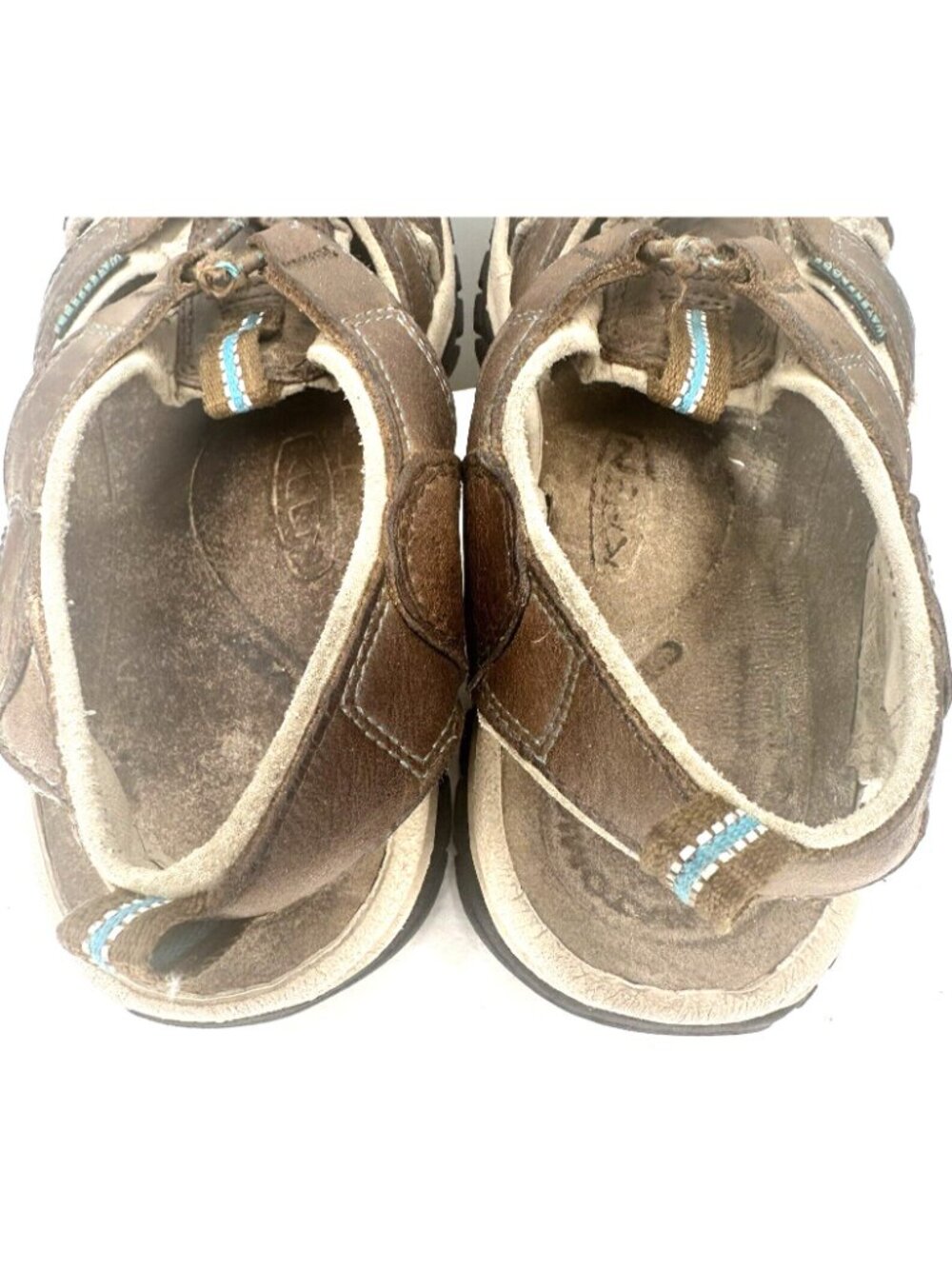 KEEN Newport Leather Sandals Womens 6 Brown Waterproof Hiking Closed Toe Comfort - Picture 8 of 10